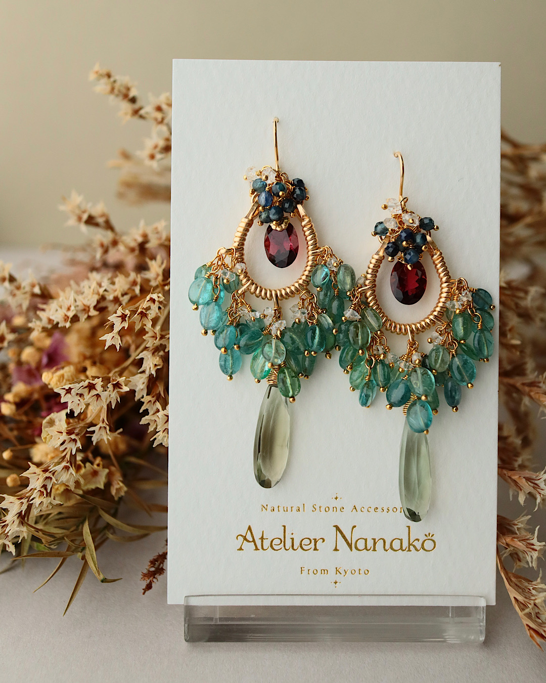 【最終値下げ】atelier Nanako　アトリエナナコ　天然石　ピアス 天然石を使ったハンドメイドの通販サイト - 【Atelier Nanako】